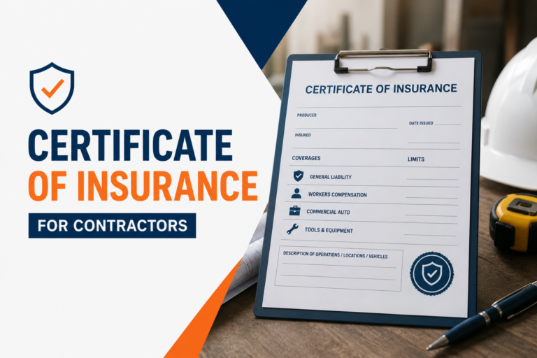 What Is a Certificate of Insurance for Contractors?