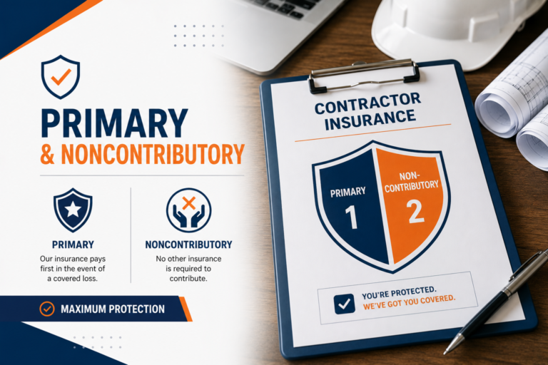 What Does “Primary and Noncontributory” Mean in Contractor Insurance?