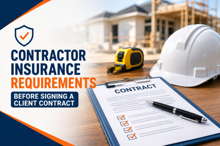 Contractor Insurance Requirements Before Signing a Client Contract