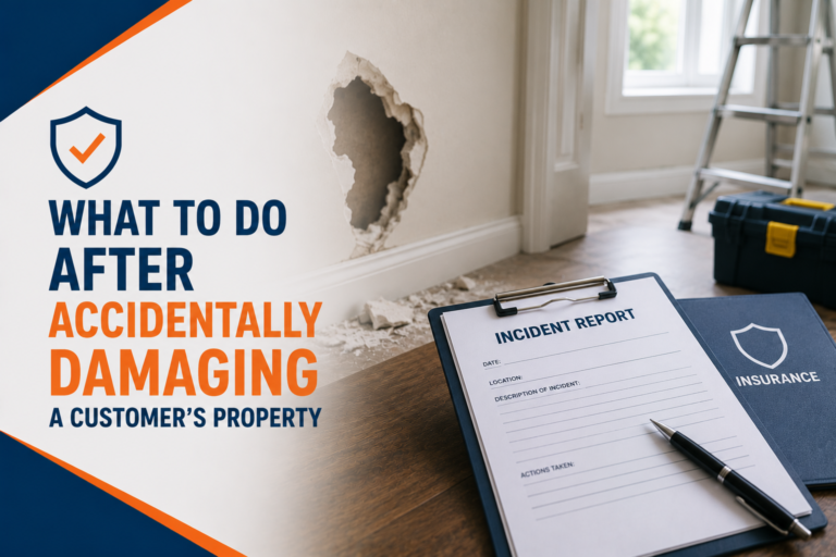What to Do After Accidentally Damaging a Customer’s Property