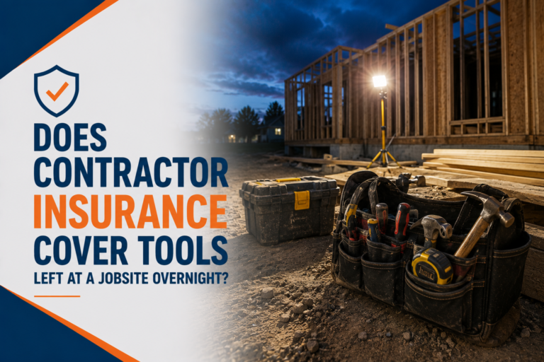 Does Contractor Insurance Cover Tools Left at a Jobsite Overnight?