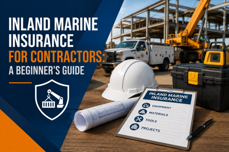 Inland Marine Insurance for Contractors: A Beginner’s Guide
