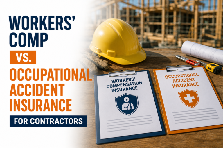 Workers’ Comp vs. Occupational Accident Insurance for Contractors