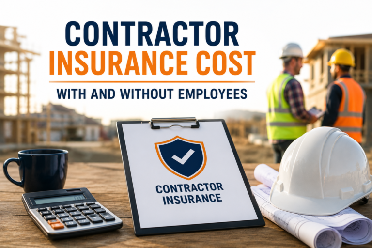 Contractor Insurance Cost With and Without Employees
