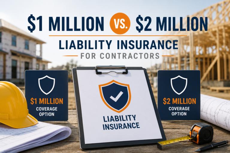 $1 Million vs. $2 Million Liability Insurance for Contractors